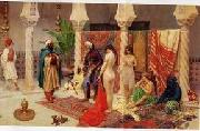 Arab or Arabic people and life. Orientalism oil paintings 619